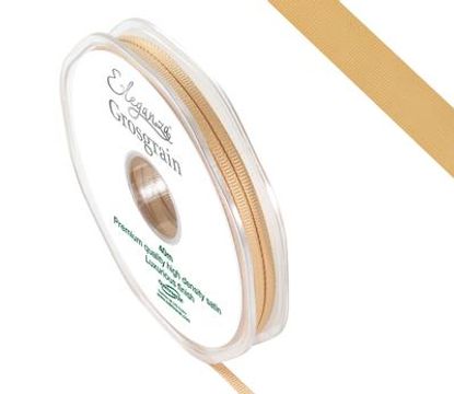 Eleganza Premium Grosgrain Ribbon 3mm x 40m Gold No.35 - Ribbons